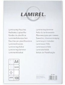 LA-7866201, Пленка для ламинирования Lamirel, А6, 125мкм, 100 шт.