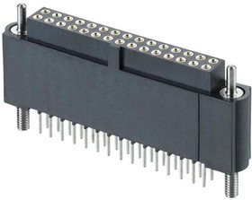 M80-4TE3005F3, Power to the Board 15+15 Pos. Female DIL Extended Vertical Throughboard Conn. Guide Pin