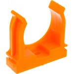 Крепеж-клипса для труб для монтажного пистолета оранжевая д32 PR13.0154