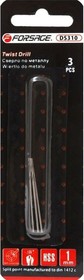Сверло по металлу в блистере (3 шт; 1 мм; HSS) F-DS310 19815