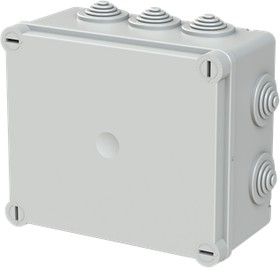 150924, Grey Thermoplastic Junction Box, IP55, 160 x 135 x 77mm