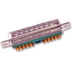 172704-0021, FCT Mixed Layout D-Sub Connector - 21 Circuits - 20 Signal Contacts ...