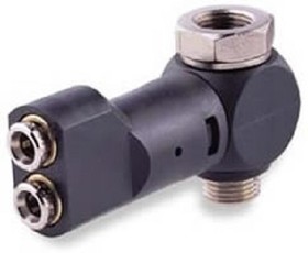 102GD0428, PNEUFIT 10 Series Straight Threaded Adaptor, G 1/4 Male to Push In 4 mm, Threaded Connection Style