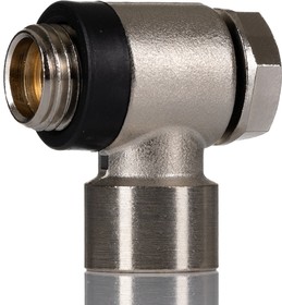 Фото 1/4 16A513838, PNEUFIT 10 Series Straight Threaded Adaptor, G 3/8 Male to G 3/8 Female, Threaded Connection Style