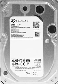 Фото 1/10 Жесткий диск Seagate SATA-III 10Tb ST10000NM017B Server Exos 7E10 (7200rpm) 256Mb 3.5"