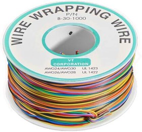4730, Adafruit Accessories Rainbow Wire Wrap Thin 30 AWG Prototyping & Repair Wire - 280 meters total - 35m each of 8