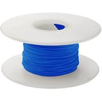 KSW26B-0100, Hook-up Wire 26AWG LOW STRP FORCE 100' SPOOL BLUE