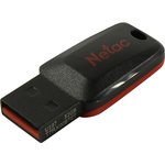 Флеш Диск Netac U197 32Gb  NT03U197N-032G-20BK , USB2.0, пластиковая, черная