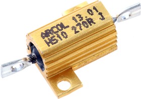 Фото 1/2 HS10 270R J, Wirewound Resistor 10W, 270Ohm, 5%