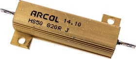 Фото 1/2 HS50 820R J, Wirewound Resistor 50W, 820Ohm, 5%