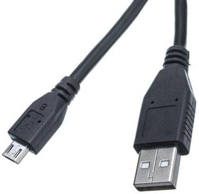 SC0732, USB Cables / IEEE 1394 Cables USB A to Micro USB Cable 1M Black (789-210625001)