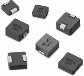 Фото 1/2 744373580047, Wurth, WE-LHMI, 8040 Shielded Wire-wound SMD Inductor with a Iron Core, 0.47 μH ±20% Moulded 18A Idc