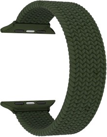 Плетеный нейлоновый ремешок для Apple Watch 38/40 mm LYAMBDA STEROPA DSN-11-40-DG Dark Green