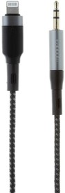 Аудиокабель Earldom ET-AUX40 3.5 мм - Lightning 8-pin 1м TPE (черный)
