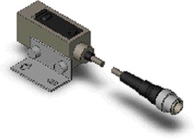 E3S-CR11-M1J 0.3M, Retroreflective Photoelectric Sensor, Block Sensor, 3000 mm Detection Range