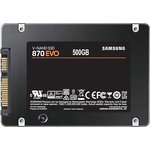 SSD 2.5" Samsung 500Gb 870 EVO Series  MZ-77E500BW  (SATA3, up to 560/530MBs ...