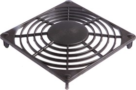 Фото 1/4 92162-2-2929, Plastic Finger Guard for 80mm Fans, 71.5mm Hole Spacing, 80 x 80mm
