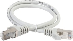 Коммутационный шнур (патч-корд) ITK, кат.5Е FTP, 5м, серый