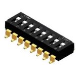 DM-02-V-T/R, DIP Switches / SIP Switches 2 Position, SPST SMD DIP Switch