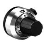 2606, Knobs & Dials 20 Turn 1/4"shaft 1 screw W/Detent