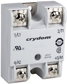 Фото 1/4 84134901, GNA5 Series Solid State Relay, 10 A rms Load, Panel Mount, 280 V ac Load, 280 V ac Control
