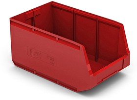 Пластиковый ящик для метизов красный 12.407.2