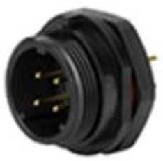 Фото 1/2 Circular Connector, 4 Contacts, Panel Mount, Plug, Male, IP68