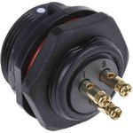 Circular Connector, 3 Contacts, Panel Mount, Plug, Male, IP68