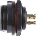 Circular Connector, 3 Contacts, Panel Mount, Plug, Male, IP68