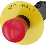 3SU1100-1HB20-1CF0 АВАРИЙНАЯ ГРИБОВИДНАЯ КНОПКА, 22MM, КРУГЛАЯ, ПЛАСТИК ...