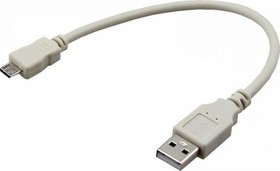 Фото 1/2 18-1162, Шнур micro USB (male) - USB-A (male) 0.2м