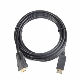 Фото 1/2 Кабель Cablexpert Кабель DisplayPort-DVI Cablexpert CC-DPM-DVIM-6, 20M/25M, 1.8м, черный, экран, пакет