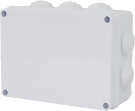 Коробка разветвительная EBX30-03-65, 10 мембранных вводов, IP65, светло-серая 39555