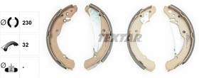 91052400, Колодки тормозные барабанные задн SEAT: INCA 95-, SKODA: OCTAVIA 96-, OCTAVIA Combi 98-, ROOMSTER 0