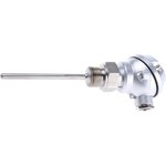 D03520, PT100 RTD Sensor, 6mm Dia, 100mm Long, 3 Wire, 1/2 GCY, Classe B +400°C Max