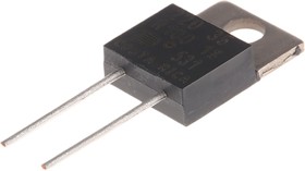 Фото 1/2 100mΩ Thick Film Resistor 35W ±1% PWR220T-35-R100F