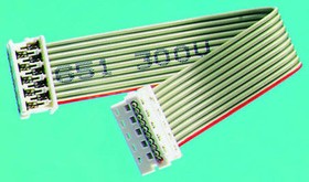 Фото 1/2 92315-0810, Picoflex Series Flat Ribbon Cable, 8-Way, 1.27mm Pitch, 100mm Length, Picoflex IDC to Picoflex IDC