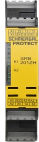 Фото 1/2 SRB201ZH-24VDC, Dual-Channel Safety Switch/Interlock Safety Relay, 24V dc, 3 Safety Contacts