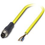 1406203, Straight Male 4 way M8 to Unterminated Sensor Actuator Cable, 2m