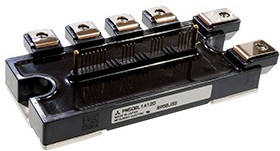 Фото 1/2 PM50RL1A120#300G, модуль 7 IGBT 1200В 50A 5 поколение L1 серия (замена pin-to-pin версии с суффиксо