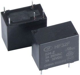 Фото 1/2 HF32F/024-ZS3, DC24V 5A 250VAC, материал контактов AgNi / HF32F/024-ZS3