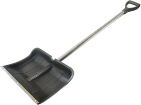 Лопата для снега 500x382 мм, алюминиевый черенок, диаметр 32 мм, с ручкой 68106-3