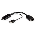 12.03.3147-10, USB A to DisplayPort Adapter, USB 2.0, 1 Supported Display(s) - ...