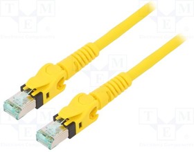 Фото 1/6 09488585745010, Industrial Ethernet Cable, PUR, 10Gbps, CAT6a, RJ45 Plug / RJ45 Plug, 1m