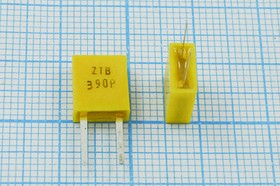 Керамические резонаторы 390кГц с двумя выводами; №пкер 390 \C07x4x09P2\\3000\ \ZTB390P\2P-2