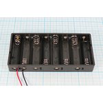 Батарейный отсек (держатель) AA8, BH381-1A, контакты 2L