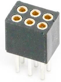 853-43-006-10-001000, IC & Component Sockets .161" SOCKET 2R 6P