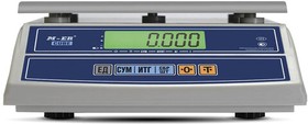 Фото 1/10 Весы фасовочные MERTECH M-ER 326FL-6.1 LCD (0,04-6 кг), дискретность 1 г, платформа 280x235 мм, без стойки, 3055