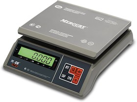 Фото 1/10 Весы фасовочные MERTECH M-ER 326AFU-3.01, LCD (0,01-3 кг), дискретность 1 г, платформа 255x205 мм, 3058
