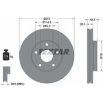 92077703, Диск тормозной LEXUS ES 91-97, TOYOTA AVENSIS VERSO 01-09 ...